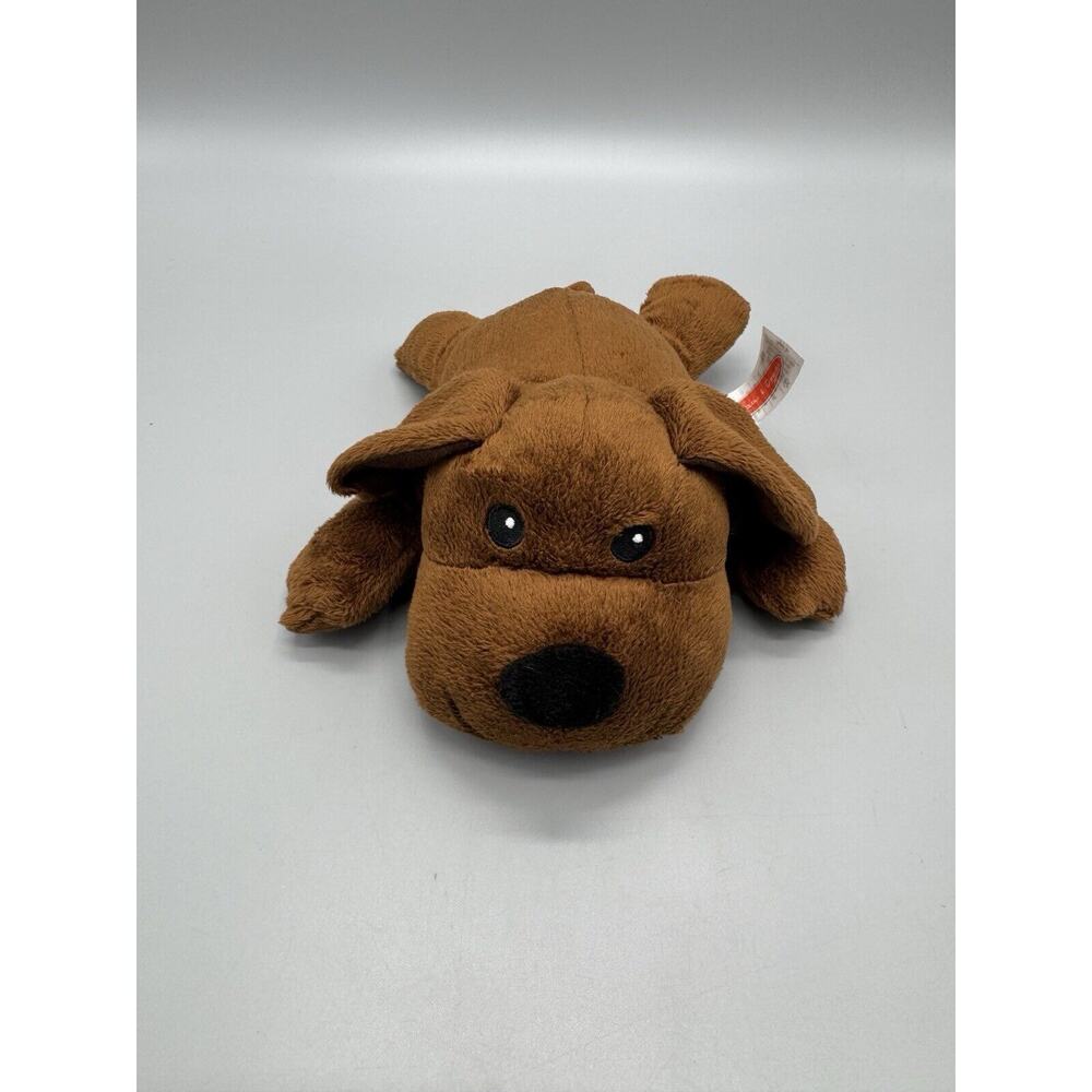 Melissa And Doug Brown Puppy Dog Laying Flat Plush 9” Stuffed‎ Animal